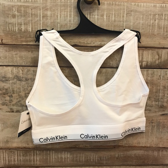[Calvin Klein] Modern Cotton Racerback Bralette - Picture 6 of 8